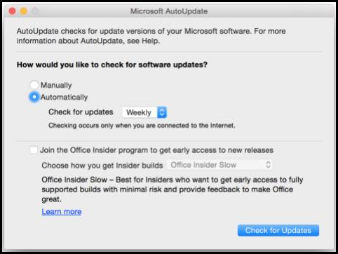microsoft office autoupdate for mac